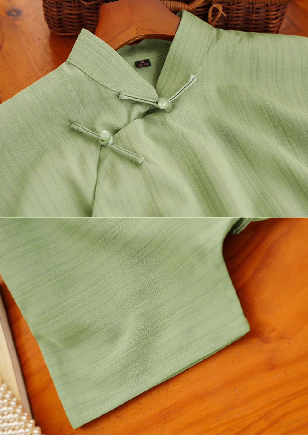 Jue Lei 蕨类 Fern 1930s Daily Retro Short Sleeve Qipao