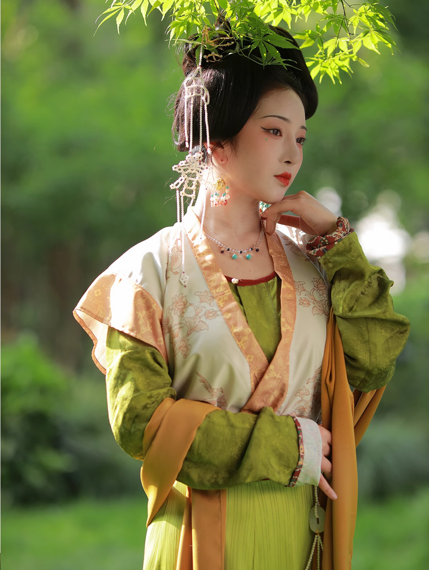 Cang Yuan 沧源 Set aus Banbi, Poqun und Ruqun aus der frühen Tang-Dynastie