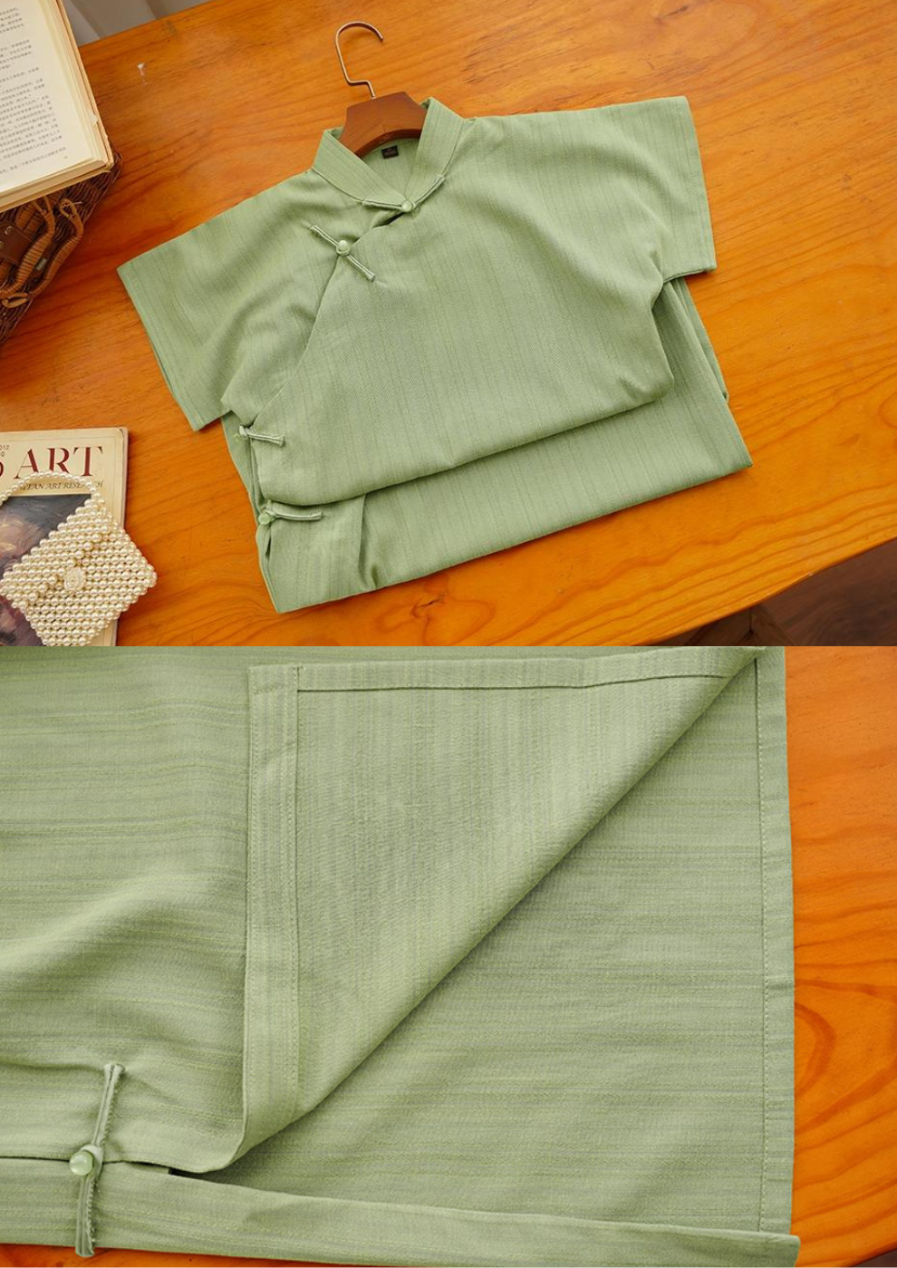 Jue Lei 蕨类 Fern 1930s Daily Retro Short Sleeve Qipao