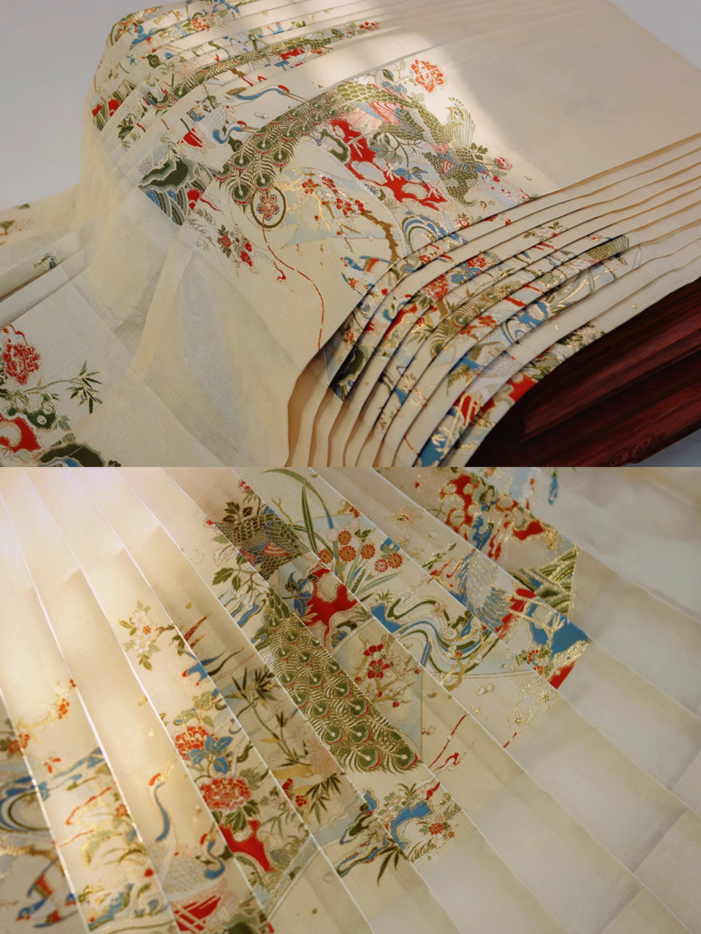 Yanzi 燕子 Golden Flowers & Auspicious Birds Middle Ming Mamian Qun