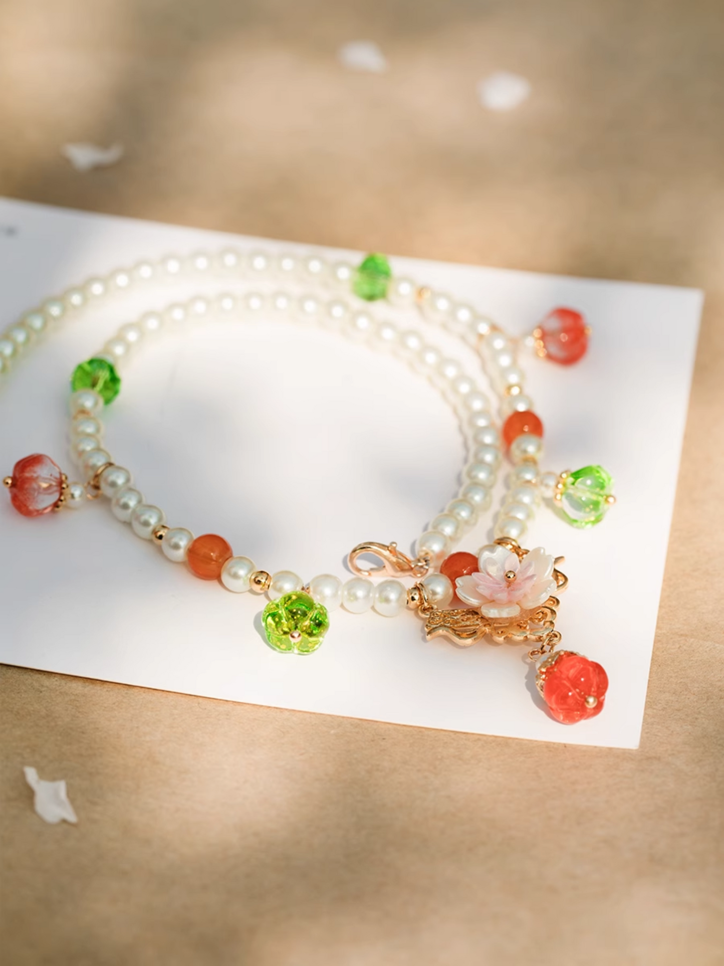 Chuan Zhu 串珠 Vermillion Strings Verschiedene Perlenhalsketten der Tang- und Song-Dynastie