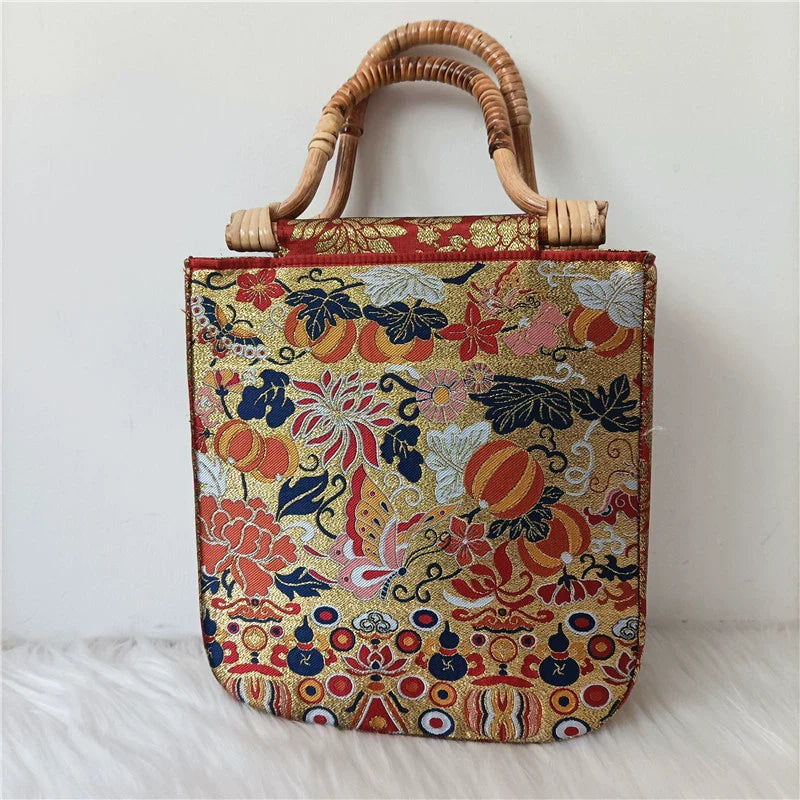 Nan Gua 南瓜 Pumpkin Bamboo Purse