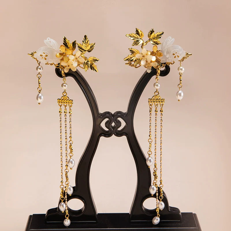 Osmanthus Sweet Wine 桂花甜酒 Necklace Bracelet Jewelry Set