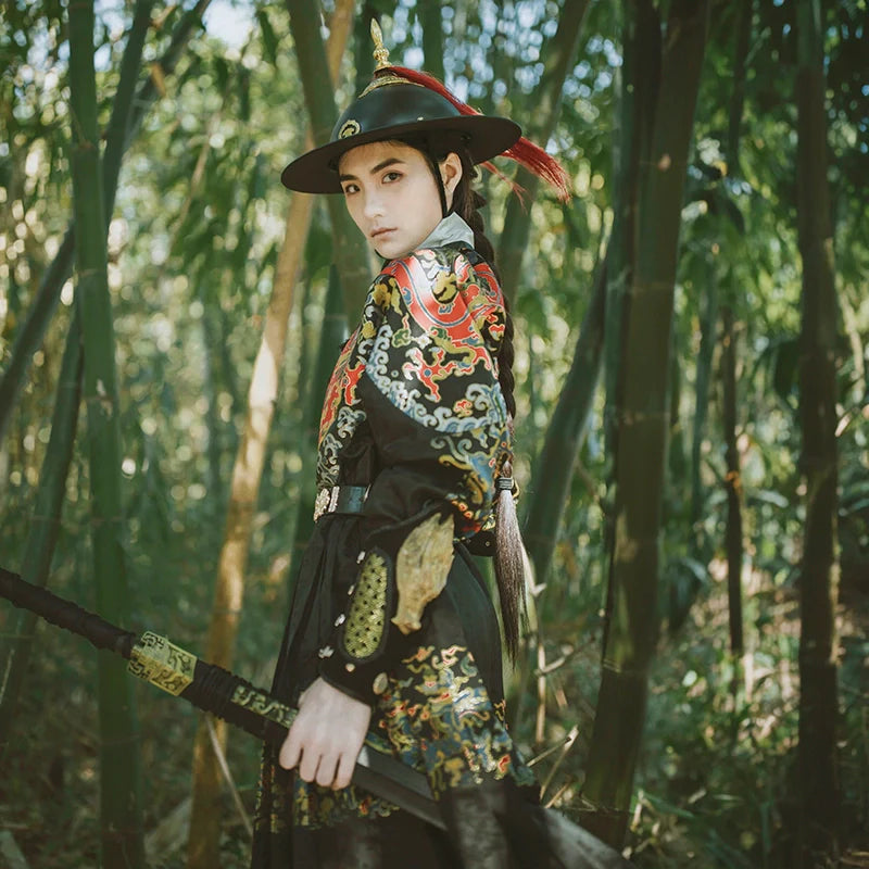 刀 明朝 男女通用 飛魚服 鐵立武士袍