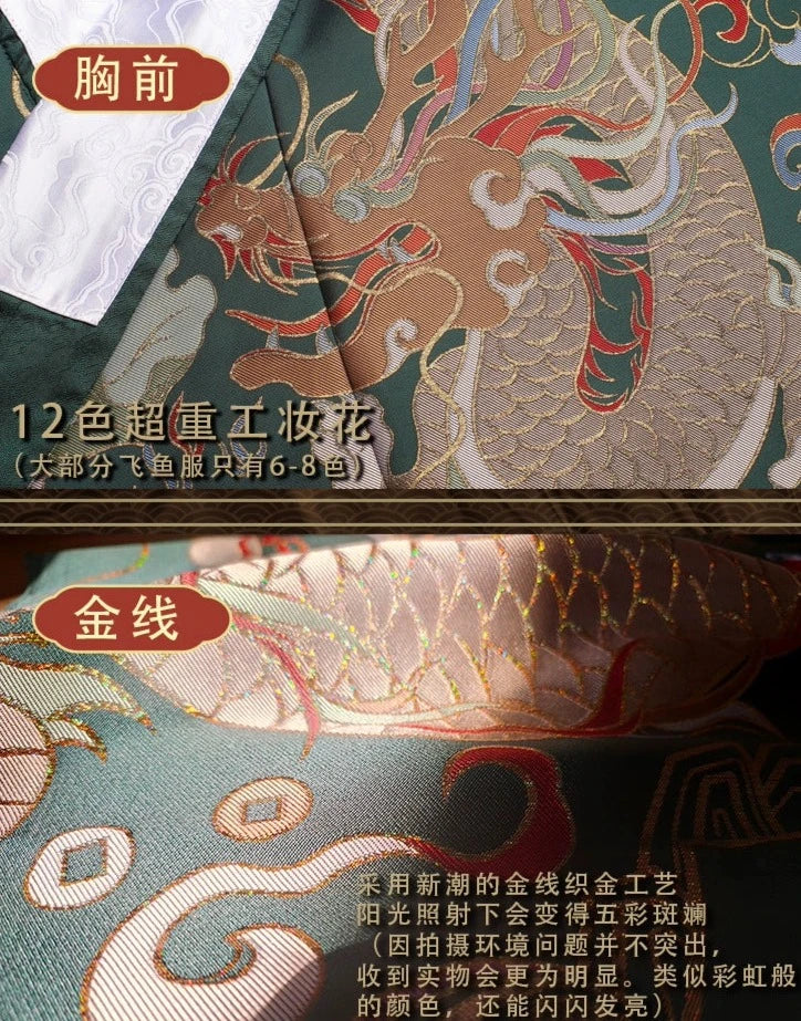 刺詔 明代 飛魚服 貼裏 武士長袍