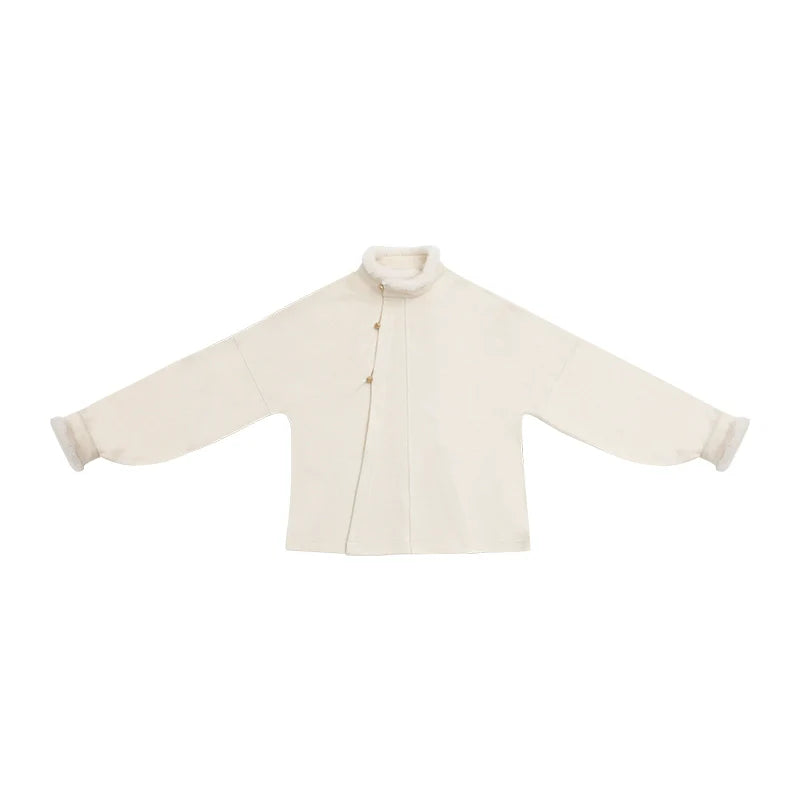 Tana 塔娜 Pagoda Spire Modern Tang Song Round Collar Coat & Pants Set