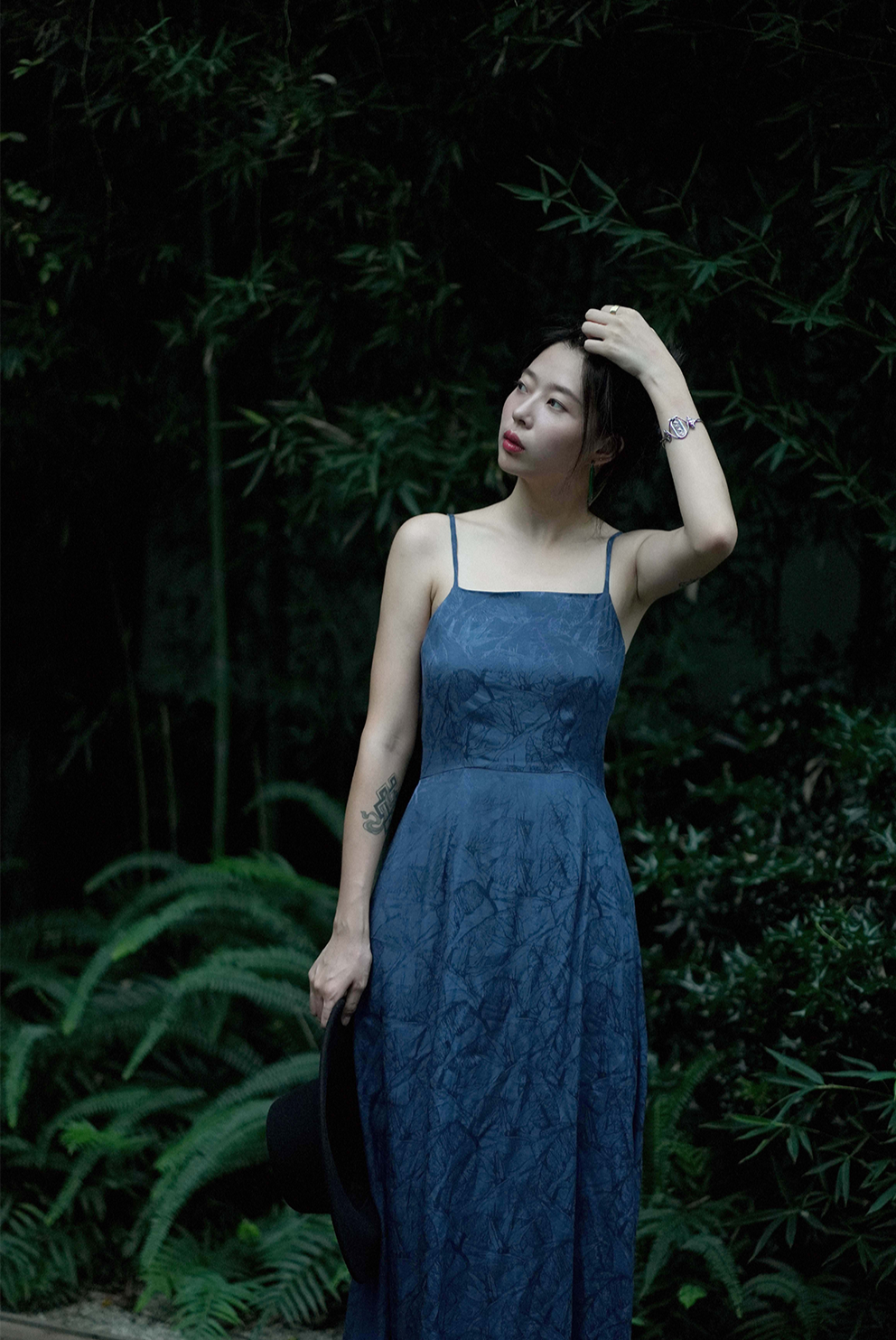 An Xiang 暗香 遠香現代改良宋制飛機袖擺疊裙套裝