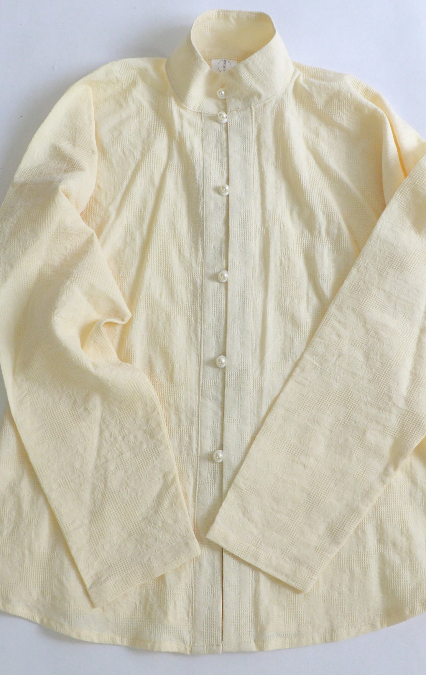 Richang 日常 Daily Cotton Liling Duijin Duanshan Ming Standing Collar Shirt