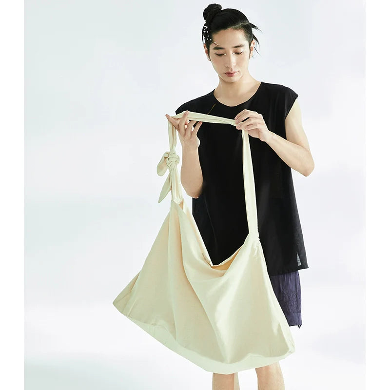Senglü Bao 僧侣包 Monk's Crossbody Bag Unisex Large Cotton Tote