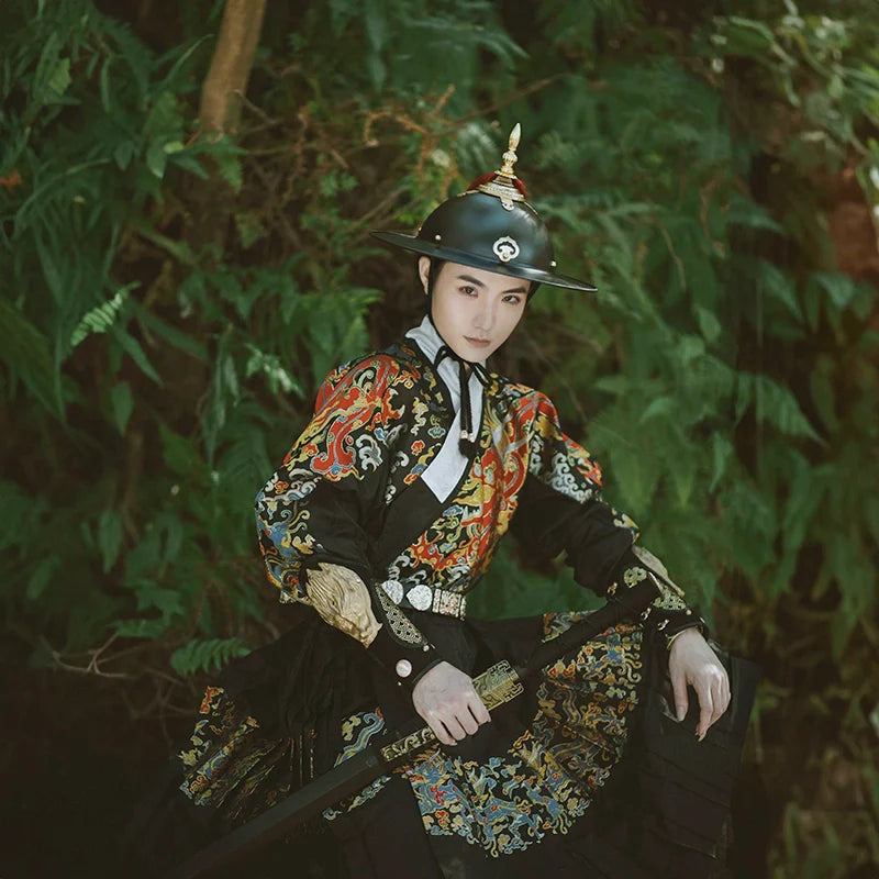 刀 明朝 男女通用 飛魚服 鐵立武士袍