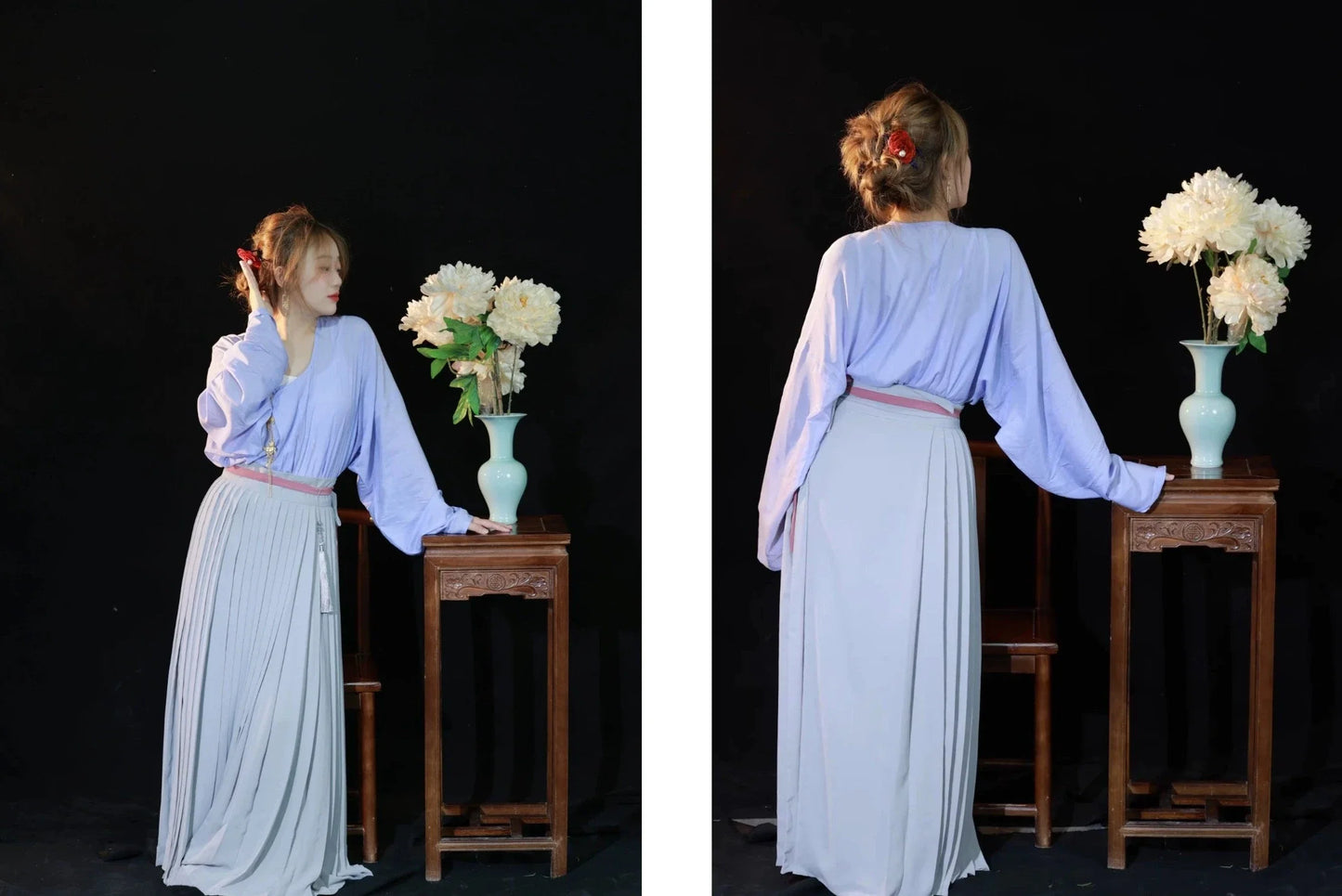 Caiqun 彩裙 Multi Color Basics Baidiequn Skirt