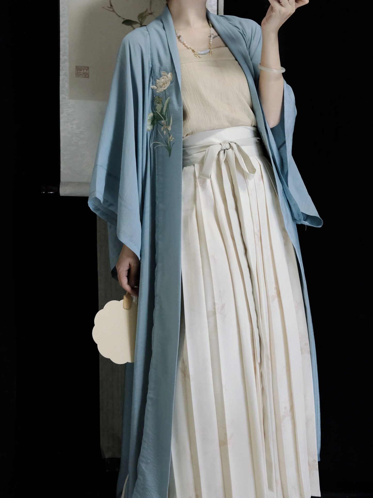 Shen Miao 神庙 Tempel Song-Dynastie Tencel Beizi Ruqun Set