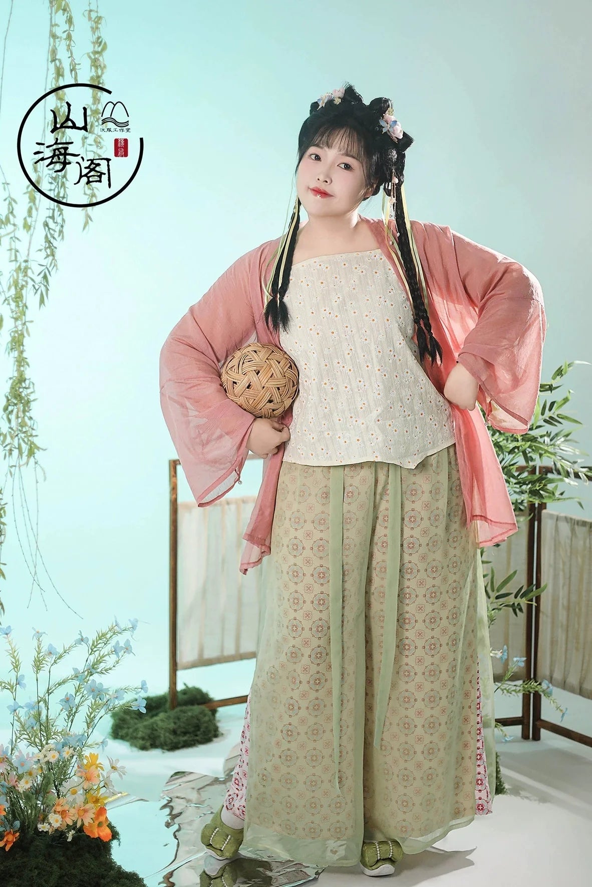 春笙 現代版宋制大尺碼褙子套裝