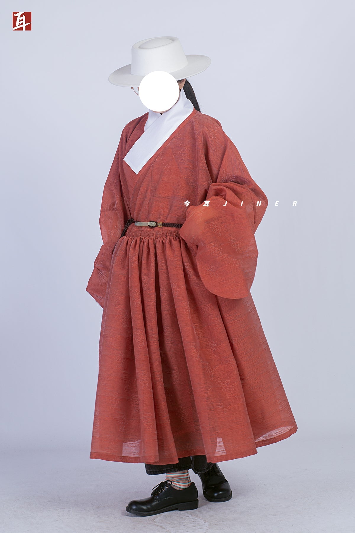 Hong Wudi 洪武帝 Emperor Hong Wu Ming Dynasty Cloud Jacquard Tieli Unisex Robe