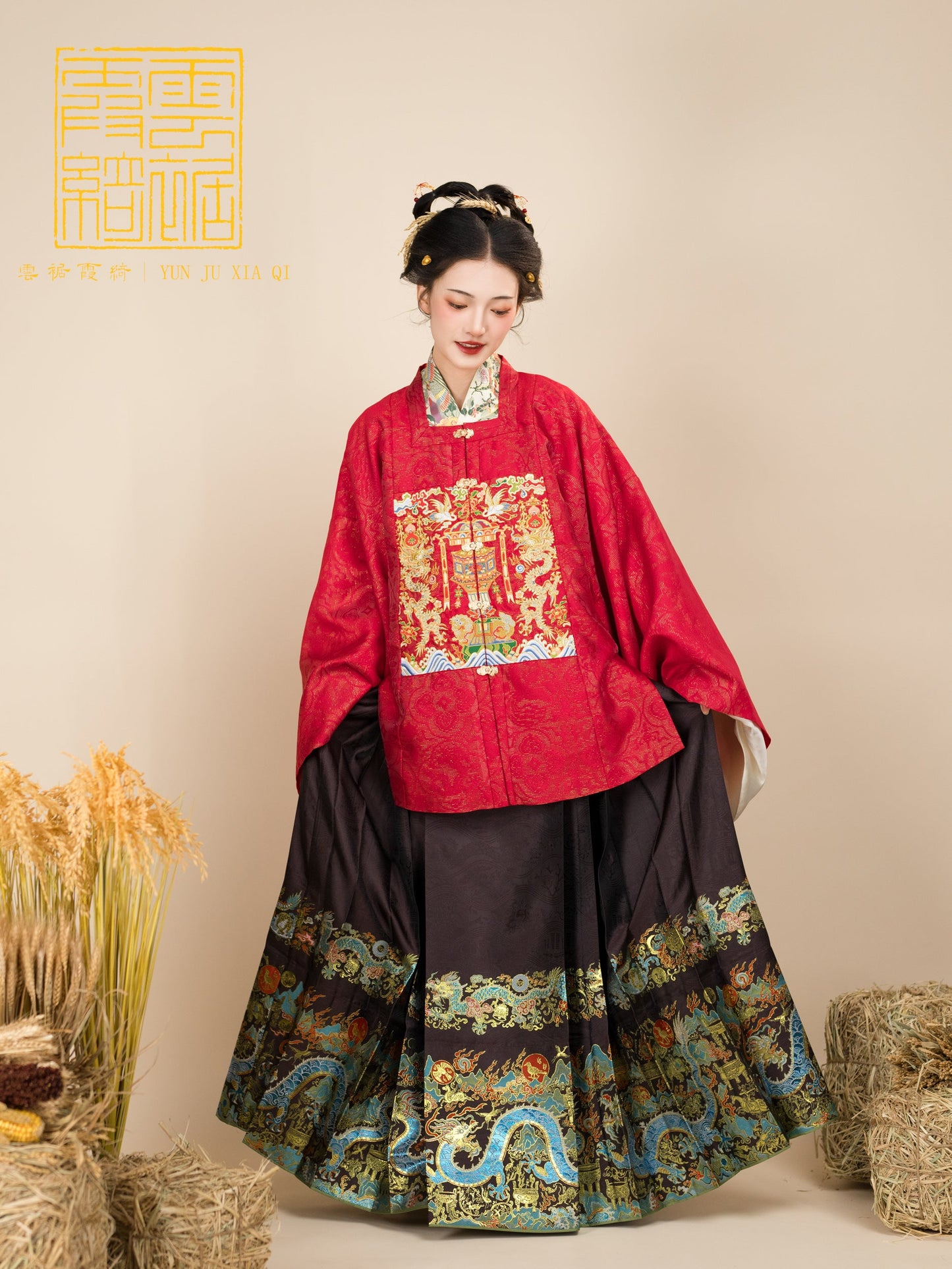 Yangtze River Dragon 长江黄河龙 Ming Dynasty Mamian Skirt