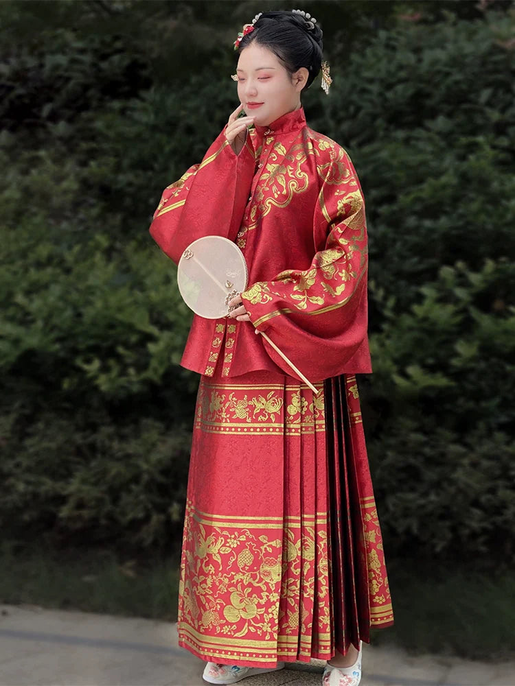 Taozi 桃子 Peach Ming Dynasty Plus Size Mamian Skirt