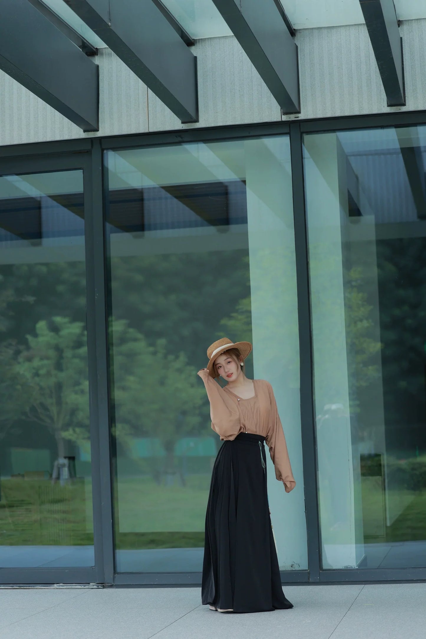 Caiqun 彩裙 Multi Color Basics Baidiequn Skirt