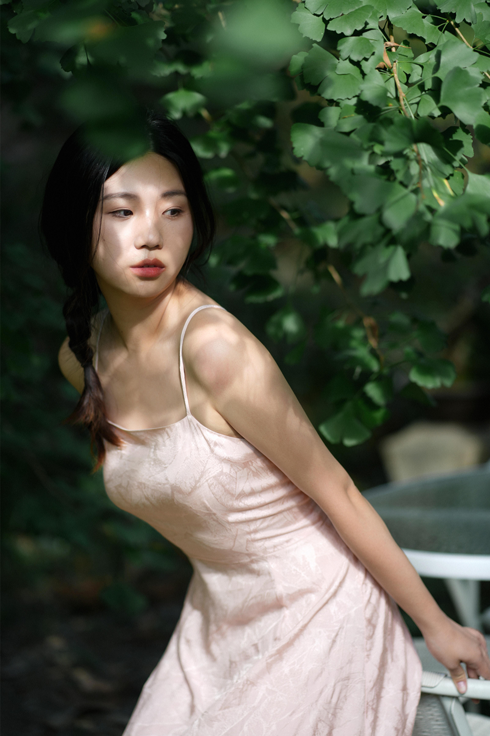 An Xiang 暗香 遠香現代改良宋制飛機袖擺疊裙套裝