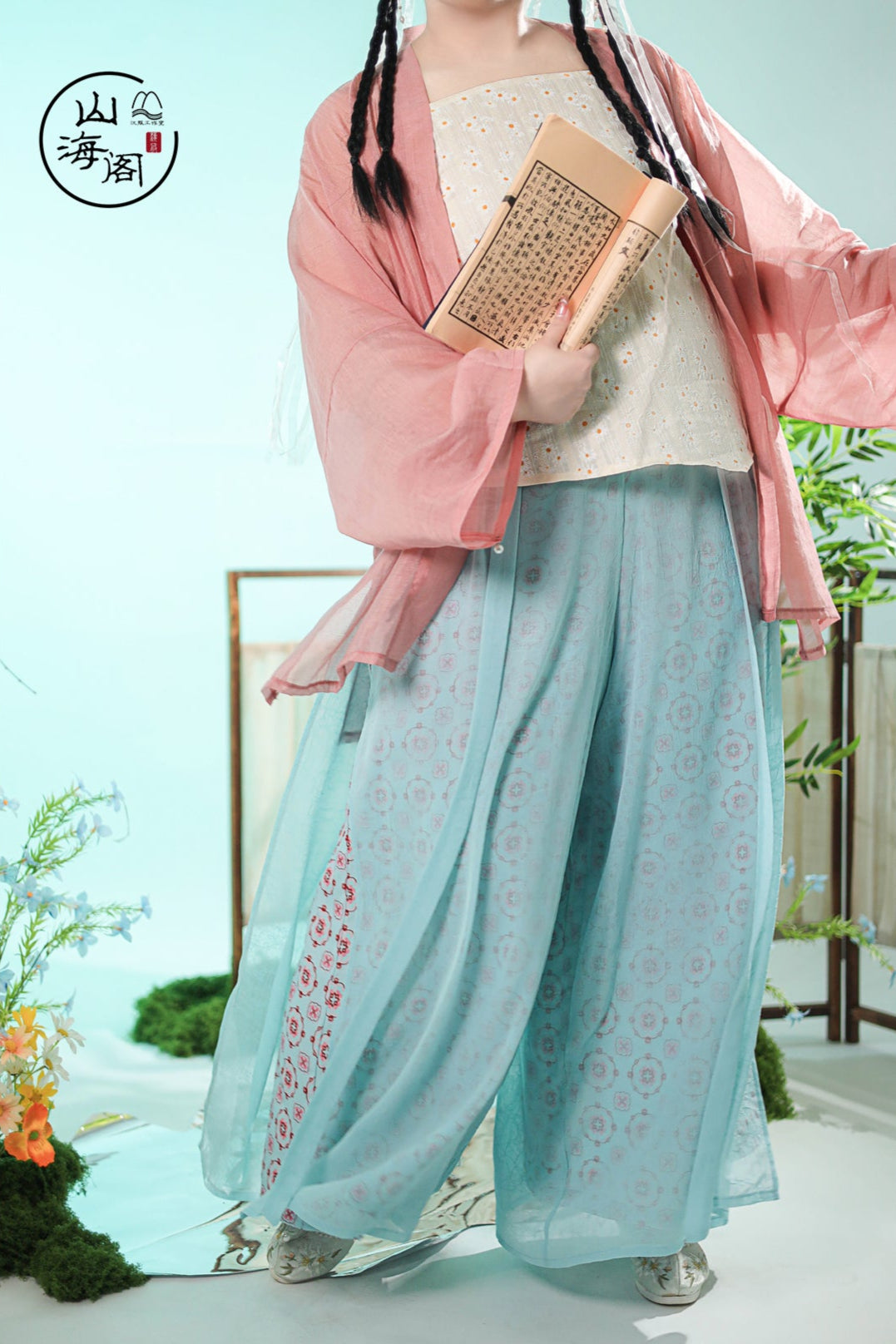 春笙 現代版宋制大尺碼褙子套裝