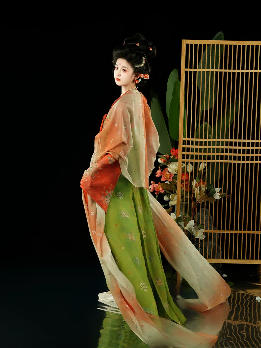 Ni Shang 霓裳 Tang Dynasty Embroidered Restoration Qixiong Ruqun Set