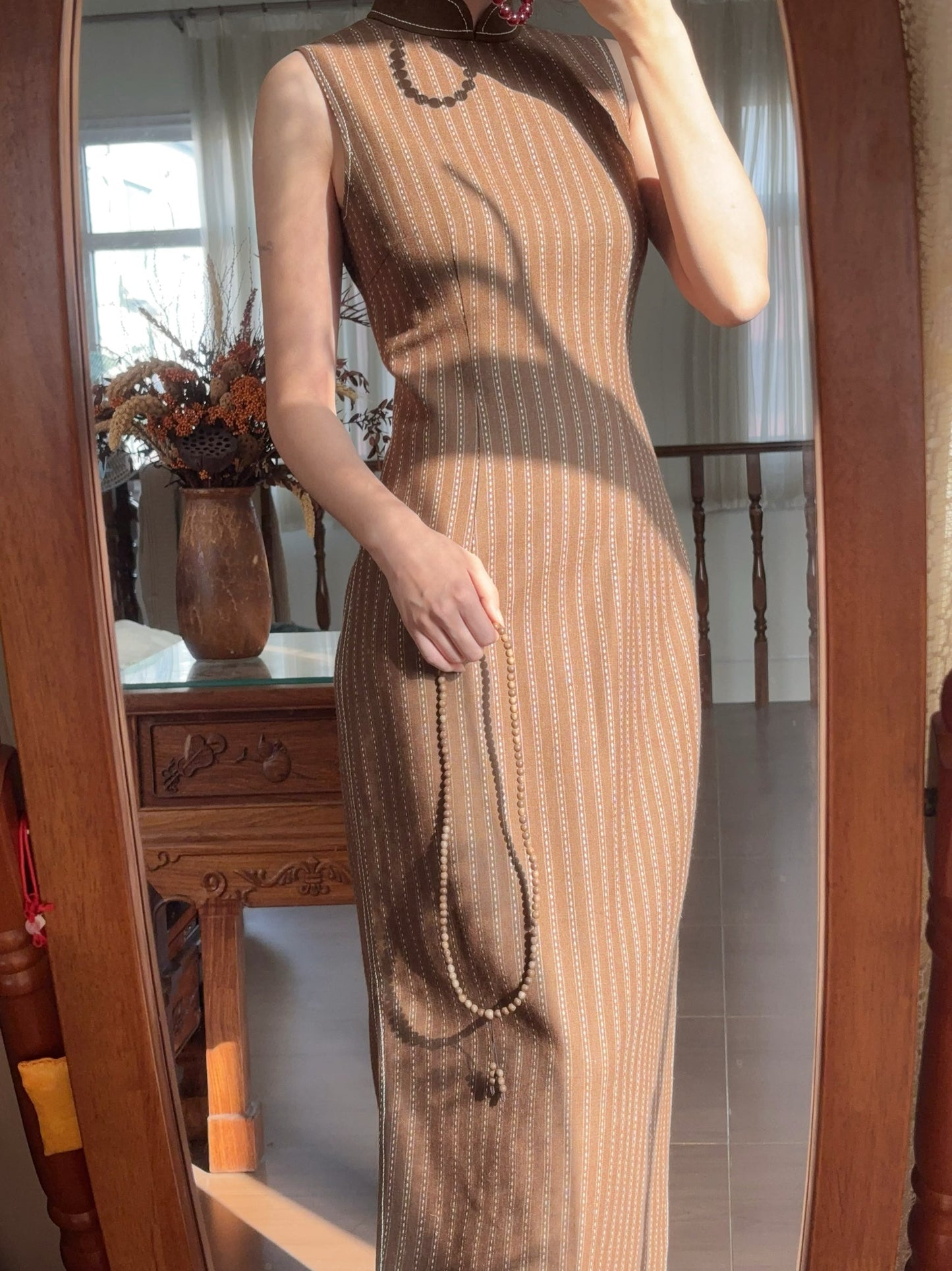 Wutong Dadao 梧桐大道 Sycamore Avenue 1940s Inspired Wool Qipao & Blazer Set