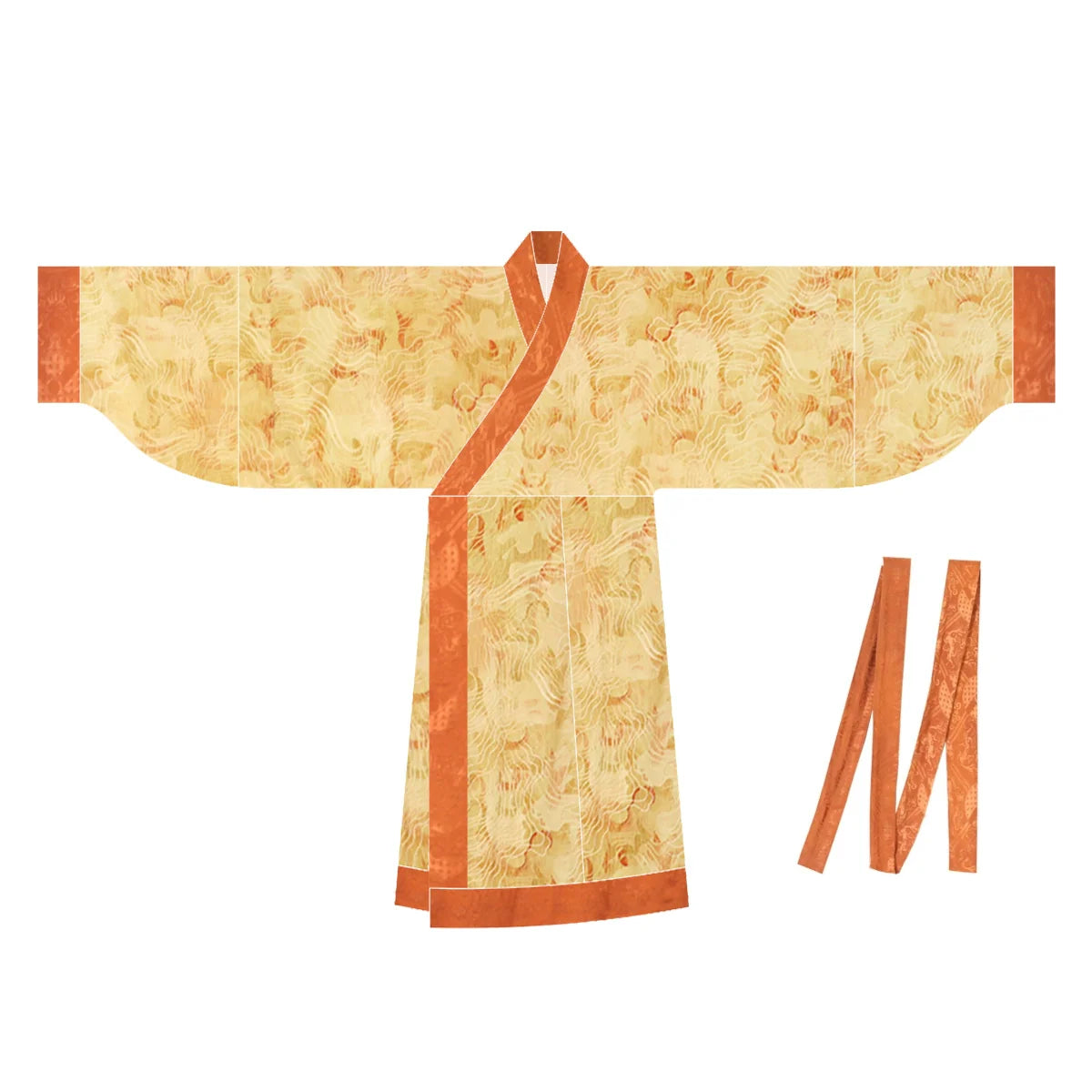 Qiu Se 秋瑟 Gewand im Zhiju-Stil der Han-Dynastie „Herbstliches Schimmern“