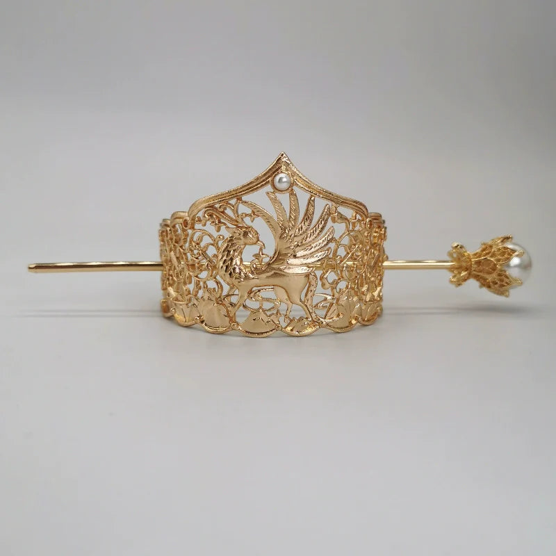 Shiying Gong 石英宫 Quartz Palace Unisex Crown & Pin