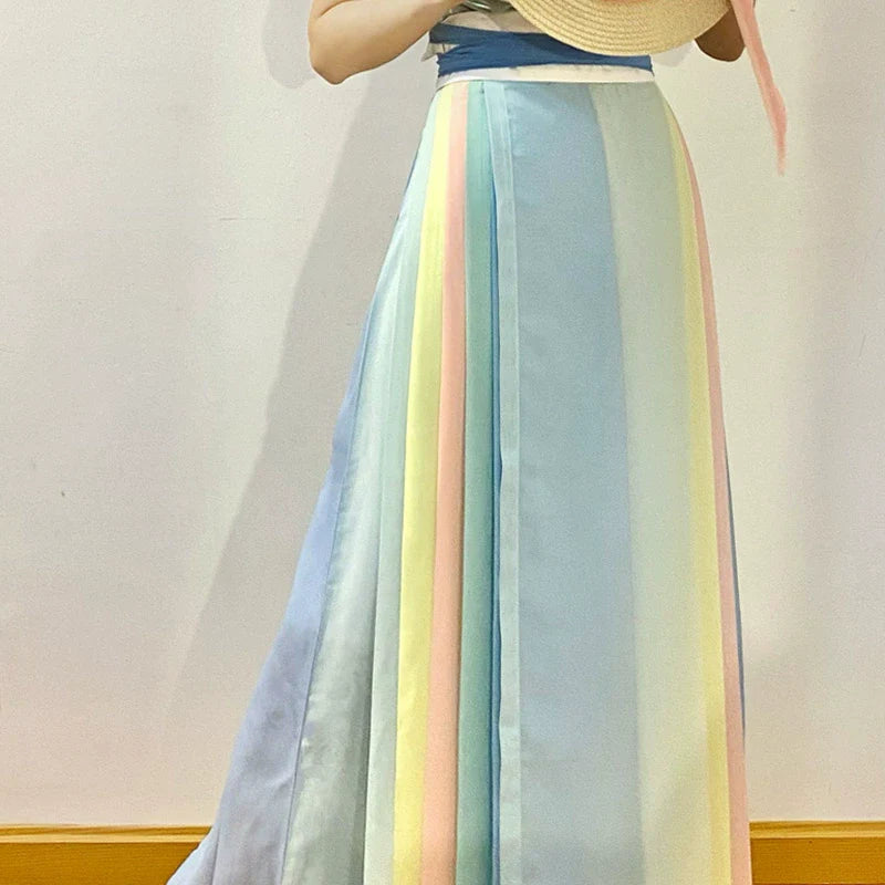 Cai Hong 彩虹 Regenbogen Song Chiffon Mamian-Rock