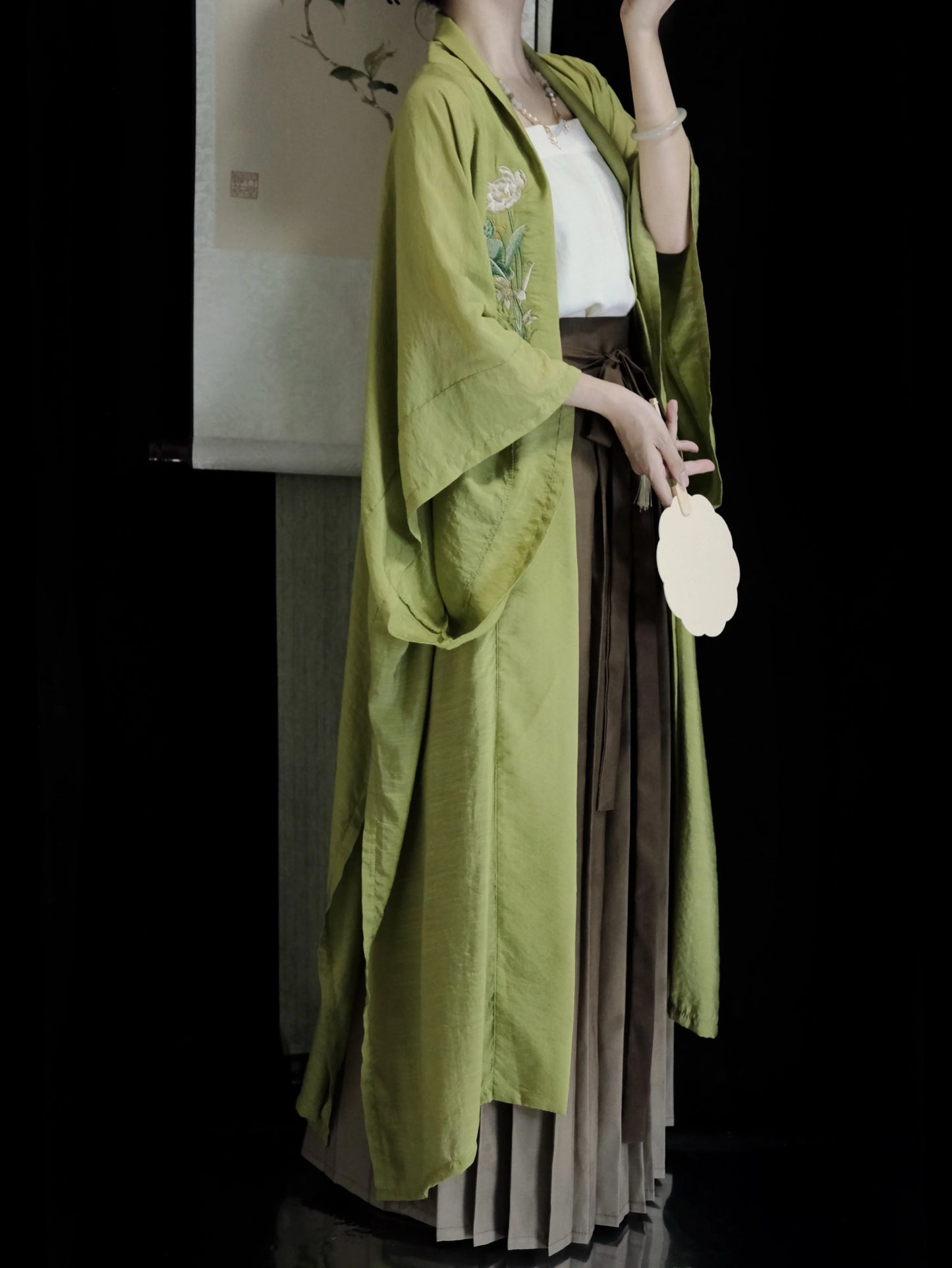 Shen Miao 神庙 Tempel Song-Dynastie Tencel Beizi Ruqun Set