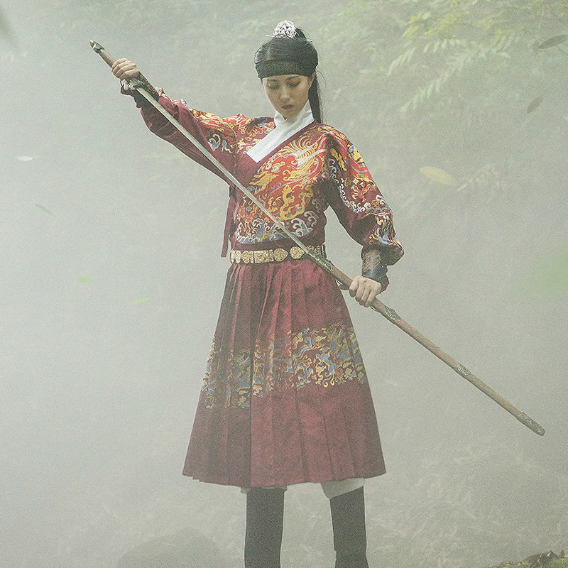 刀 明朝 男女通用 飛魚服 鐵立武士袍