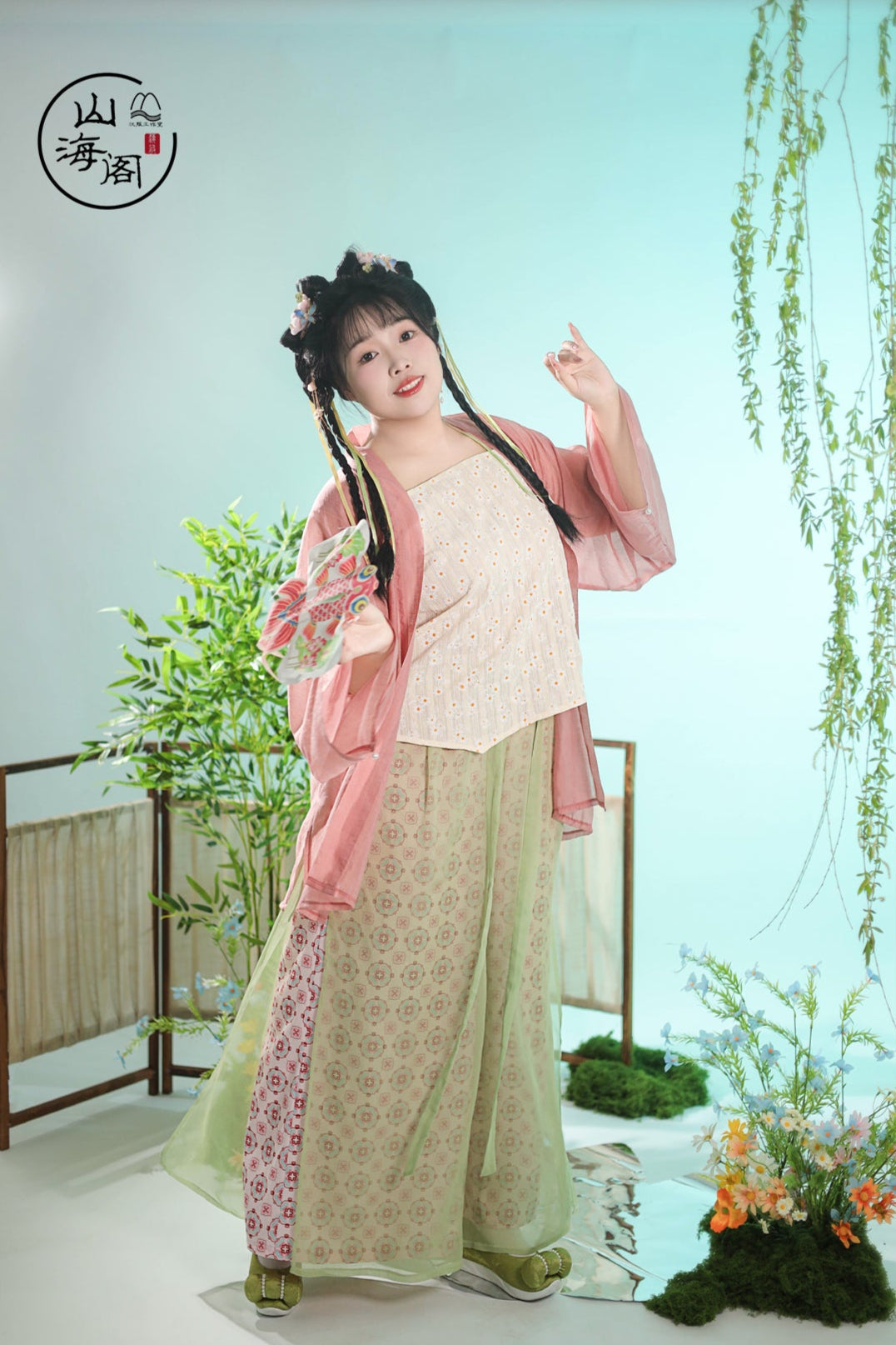 春笙 現代版宋制大尺碼褙子套裝