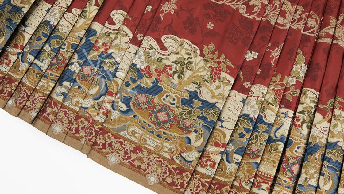 Jiuyao Jinzhi 九曜金枝 Golden Branch Ming Dynasty Jiaoling Aoqun Cloud Collar Set