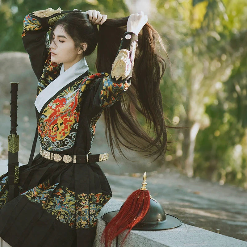 刀 明朝 男女通用 飛魚服 鐵立武士袍