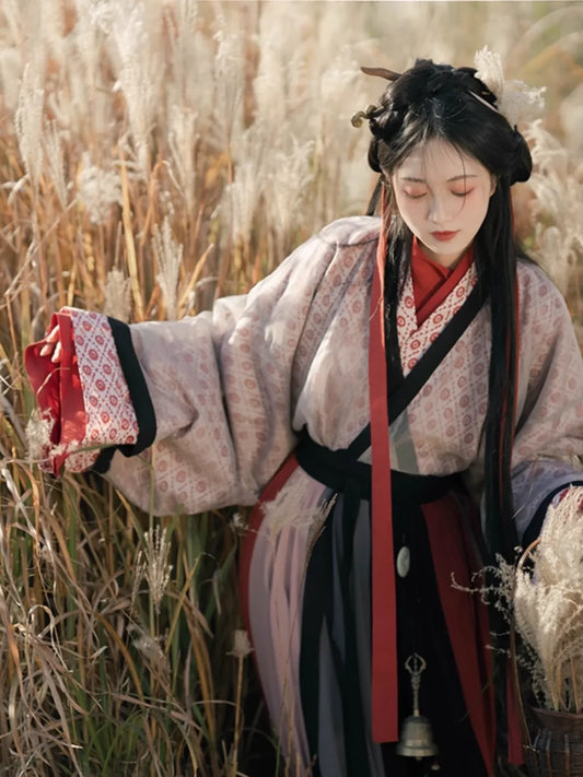 Magu 麻姑 Grassland Nymph WeiJin Dynasty Print Ruqun Set