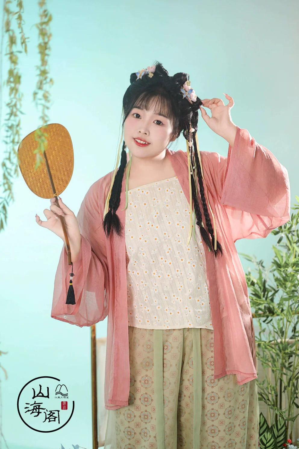 春笙 現代版宋制大尺碼褙子套裝