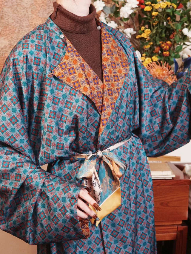 Xing Yue 星月 Moon & Stars Tang Dynasty Double-Sided Unisex Yuanlingpao Robe