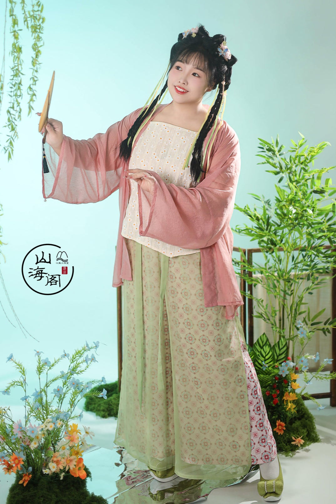 春笙 現代版宋制大尺碼褙子套裝